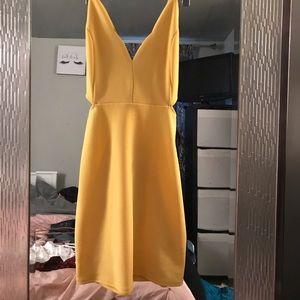 Yellow party dress